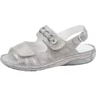 Waldlaufer kényelmi tépőzáras szandál Garda bőr szürke