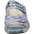 Waldlaufer kényelmi tépőzáras papucs Garda bőr mintás kék