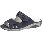 Waldlaufer kényelmi tépőzáras papucs Garda nubuk sötétkék