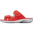 Waldlaufer kényelmi tépőzáras papucs Garda nubuk piros