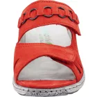 Waldlaufer kényelmi tépőzáras papucs Garda nubuk piros