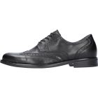 Waldlaufer kényelmi fűzős cipő Henry bőr fekete