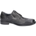 Waldlaufer kényelmi fűzős cipő Henry bőr fekete