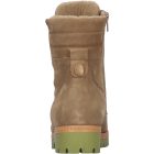 Waldlaufer kényelmi fűzős cipzáras bokacsizma Hanako velúr bézs