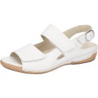 Waldlaufer kényelmi tépőzáras szandál Heliett bőr fehér