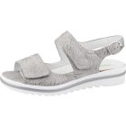 Waldlaufer kényelmi tépőzáras szandál Hakura nubuk mintás szürke