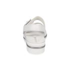 Waldlaufer kényelmi tépőzáras szandál Hakura bőr fehér