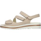 Waldlaufer kényelmi tépőzáras szandál Hakura nubuk bézs