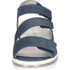 Waldlaufer kényelmi tépőzáras szandál Hakura nubuk farmerkék