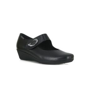   Mephisto tépőzáras magastalpú félcipő Krebby bőr fekete