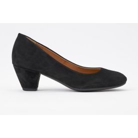   Mephisto belebújós magassarkú félcipő Paldi nubuk fekete