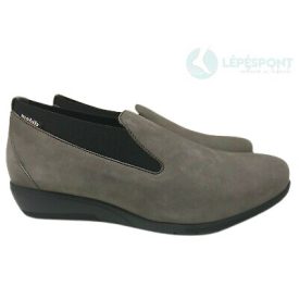   Mobils by Mephisto belebújós magastalpú félcipő Jerrie bőr sötétzöld