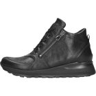 Waldlaufer Ortho Tritt fűzős cipzáras bokacsizma Hiroko bőr/sztreccs fekete