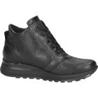 Waldlaufer Ortho Tritt fűzős cipzáras bokacsizma Hiroko bőr/sztreccs fekete