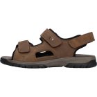Waldlaufer kényelmi tépőzáras szandál Harald bőr barna