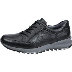 Waldlaufer kényelmi fűzős cipő Helle szarvasbőr fekete