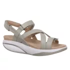 MBT tépőzáras szandál Kiburi bőr szürke/drapp