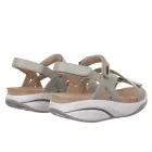 MBT tépőzáras szandál Kiburi bőr szürke/drapp