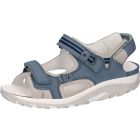 Waldlaufer dynamic gördülő talpú tépőzáras szandál Hanni nubuk kék szürke