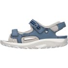 Waldlaufer dynamic gördülő talpú tépőzáras szandál Hanni nubuk kék szürke