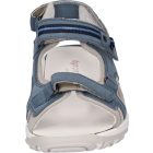 Waldlaufer dynamic gördülő talpú tépőzáras szandál Hanni nubuk kék szürke