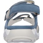 Waldlaufer dynamic gördülő talpú tépőzáras szandál Hanni nubuk kék szürke