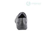 Waldlaufer kényelmi fűzős cipő Herwig bőr fekete