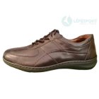 Waldlaufer kényelmi fűzős cipő Herwig bőr sötétbarna