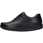 Waldlaufer dynamic gördülő talpú fűzős cipő Howard bőr fekete