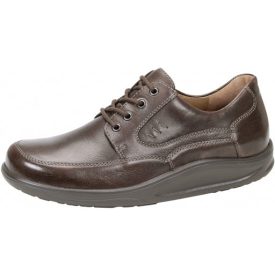   Waldlaufer dynamic gördülő talpú fűzős cipő Helgo bőr sötétbarna