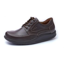   Waldlaufer dynamic gördülő talpú fűzős cipő Helgo bőr barna