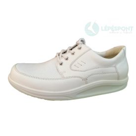   Waldlaufer dynamic gördülő talpú fűzős cipő Helgo bőr fehér