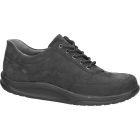 Waldlaufer dynamic gürdülő talpú fűzős cipzáras cipő Helgo nubuk fekete