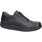 Waldlaufer dynamic gördülő talpú fűzős cipő Helgo bőr fekete