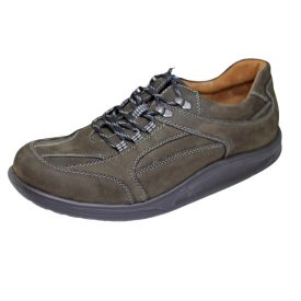   Waldlaufer dynamic gördülő talpú fűzős cipő Helgo nubuk zöldesbarna