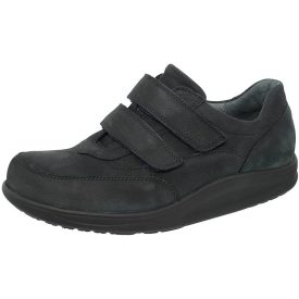   Waldlaufer dynamic gördülő talpú tépőzáras cipő Helgo nubuk sötétkék