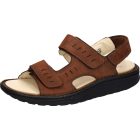 Waldlaufer dynamic gördülő talpú tépőzáras szandál Hanno nubuk barna