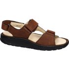 Waldlaufer dynamic gördülő talpú tépőzáras szandál Hanno nubuk barna