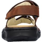 Waldlaufer dynamic gördülő talpú tépőzáras szandál Hanno nubuk barna