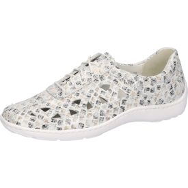   Waldlaufer kényelmi lyukacsos fűzős cipő Henni bőr mintás