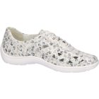 Waldlaufer kényelmi lyukacsos fűzős cipő Henni bőr mintás