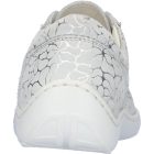 Waldlaufer kényelmi lyukacsos fűzős cipő Henni bőr fehér ezüst