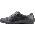 Waldlaufer kényelmi fűzős cipzáras cipő Henni bőr/nubuk fekete