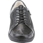 Waldlaufer kényelmi fűzős cipzáras cipő Henni bőr/nubuk fekete