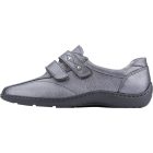Waldlaufer kényelmi tépőzáras cipő Henni bőr szürke
