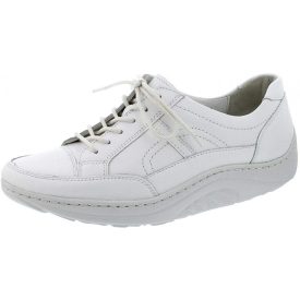   Waldlaufer dynamic gördülő talpú fűzős cipő Helli bőr fehér