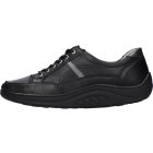 Waldlaufer dynamic fűzős cipő Helli bőr fekete szürke