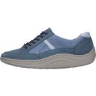 Waldlaufer dynamic gördülő talpú fűzős cipő Helli nubuk kék