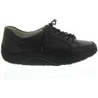 Waldlaufer dynamic gördülő talpú fűzős cipő Helli bőr fekete