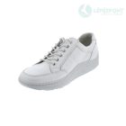 Waldlaufer dynamic gördülő talpú fűzős cipő Helli bőr fehér ezüst